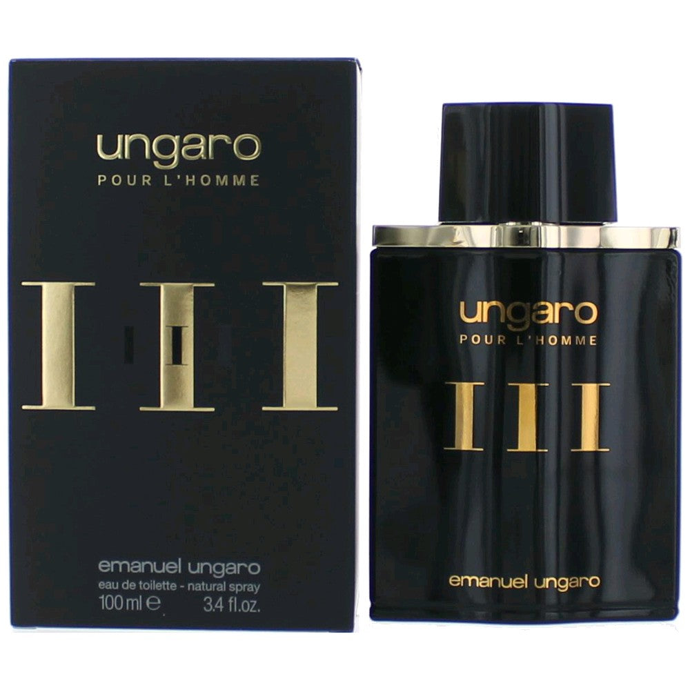 Ungaro Pour L'Homme III by Ungaro 3.4 oz Eau de Toilette Spray Cologne for Men