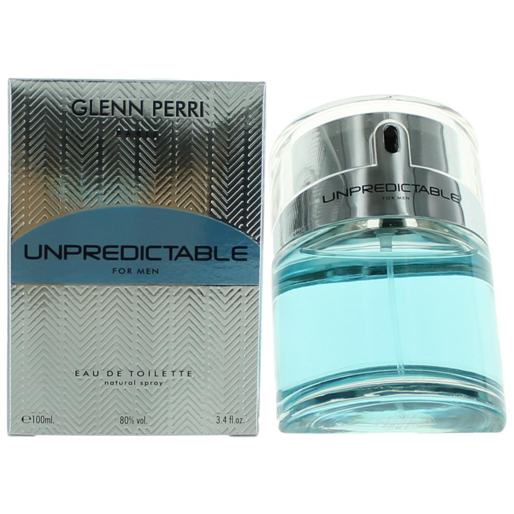 Unpredictable by Glenn Perri 3.4 oz Eau de Toilette Spray Cologne for Men
