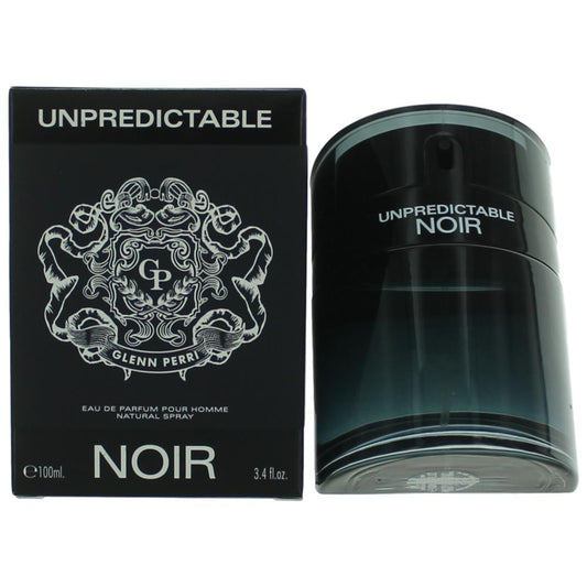 Unpredictable Noir Pour Homme by Glenn Perri 3.4 oz Eau de Parfum Spray Cologne for Men