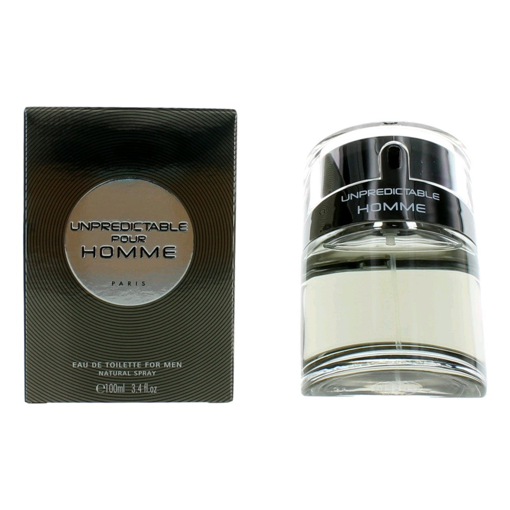 Unpredictable Pour Homme by Glenn Perri 3.4 oz Eau de Toilette Spray Cologne for Men