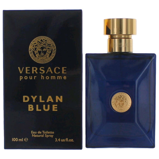Versace Pour Homme Dylan Blue by Versace 3.4 oz Eau de Toilette Spray Cologne for Men