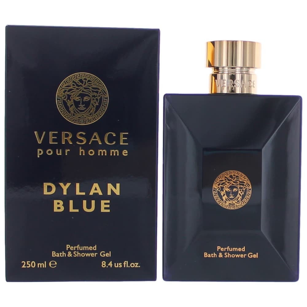 Versace Pour Homme Dylan Blue by Versace 8.4 oz Perfumed Bath & Shower Gel Men