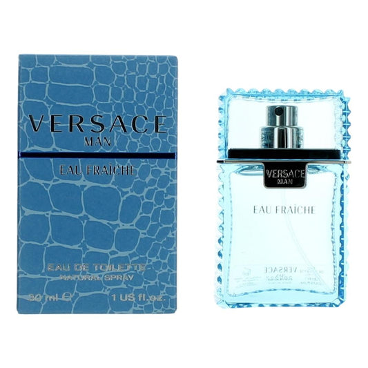 Versace Man Eau Fraiche by Versace 1 oz Eau de Toilette Spray Cologne for Men