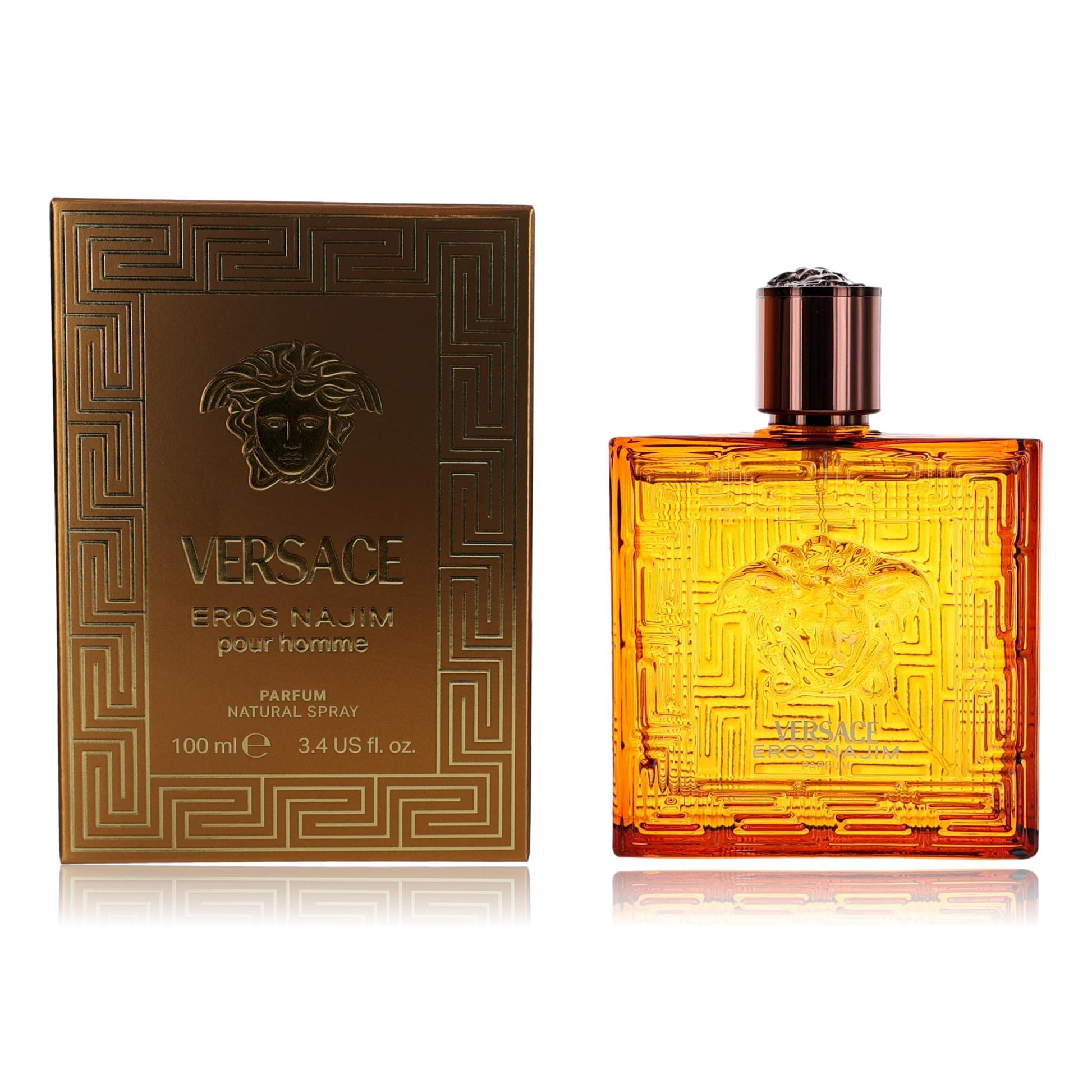 Eros Najim by Versace 3.4 oz Parfum Spray Cologne for Men