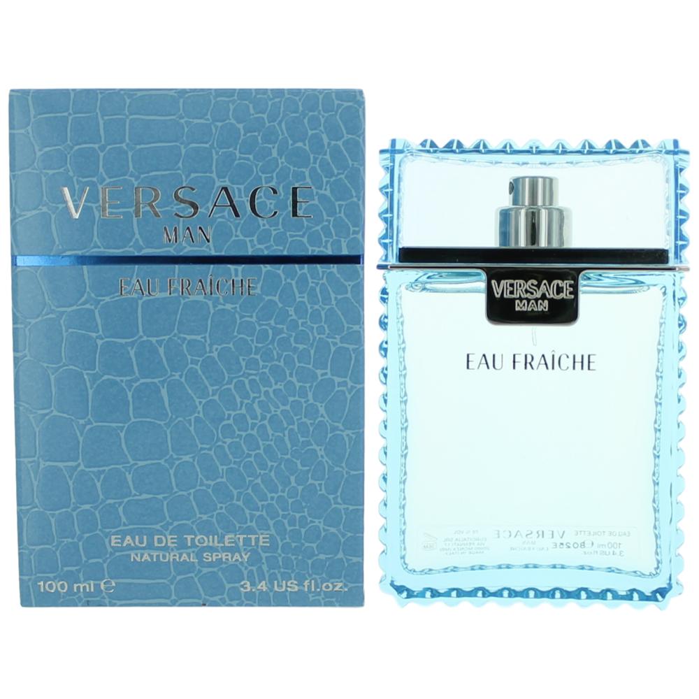 Versace Man Eau Fraiche by Versace 3.4 oz Eau de Toilette Spray Cologne for Men