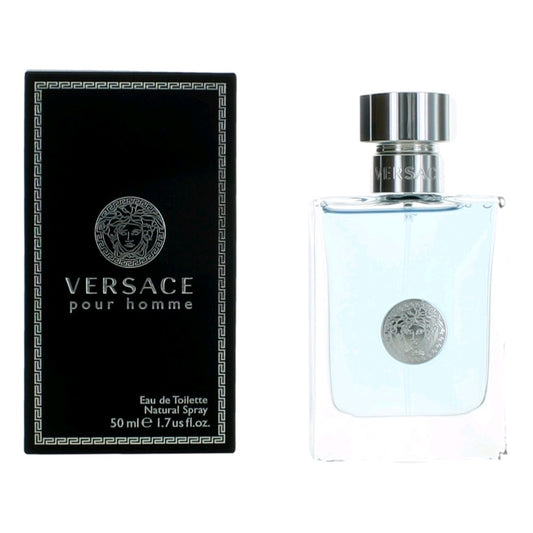 Versace Pour Homme by Versace 1.7 oz Eau de Toilette Spray Cologne for Men