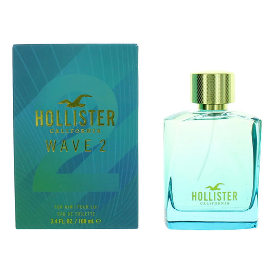 Wave 2 by Hollister 3.4 oz Eau de Toilette Spray Cologne for Men