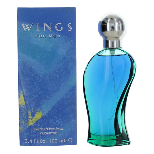 Wings by Wings 3.4 oz Eau de Toilette Spray Cologne for Men