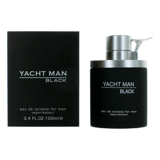 Yacht Man Black by Myrurgia 3.4 oz Eau de Toilette Spray Cologne for Men