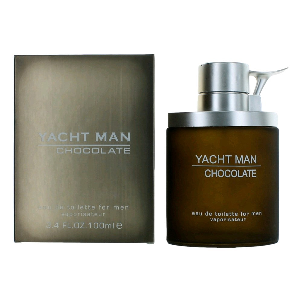 Yacht Man Chocolate by Myrurgia 3.4 oz Eau de Toilette Spray Cologne for Men