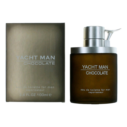 Yacht Man Chocolate by Myrurgia 3.4 oz Eau de Toilette Spray Cologne for Men