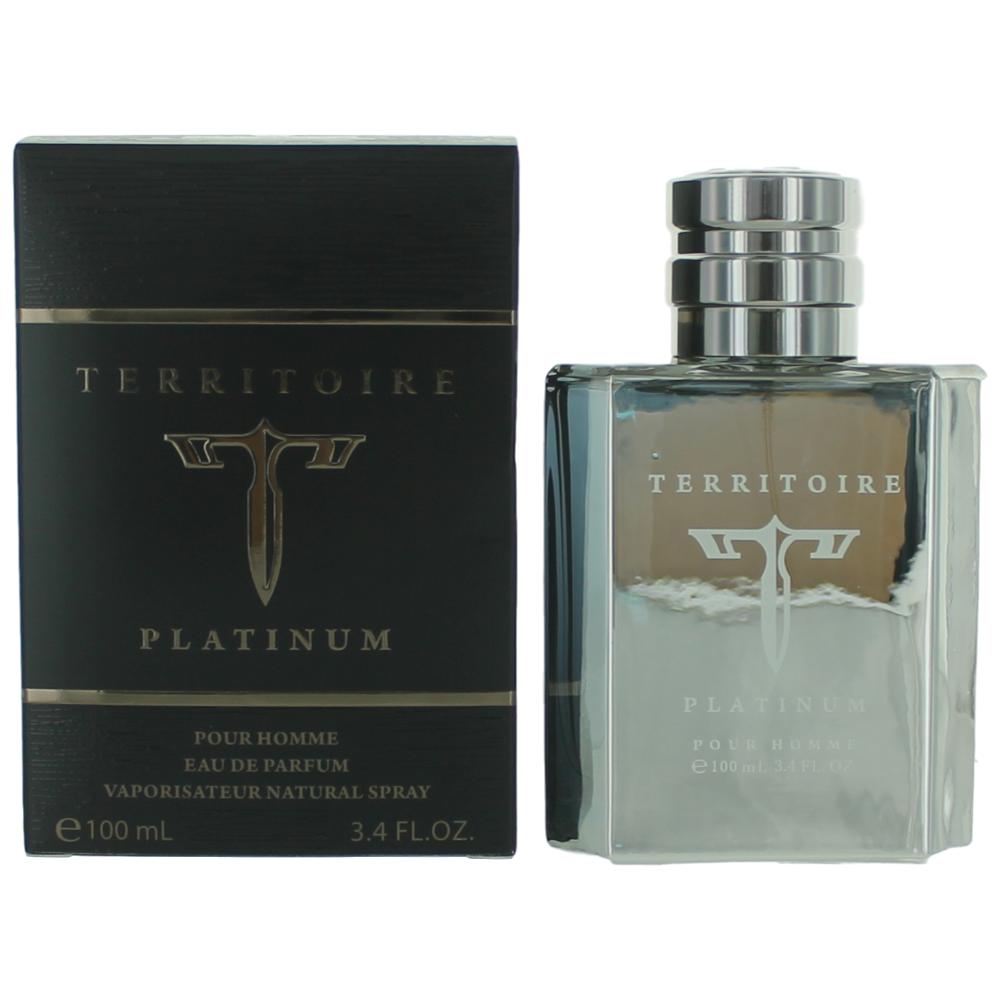 Territoire Platinum by YZY 3.4 oz Eau de Parfum Spray Cologne for Men