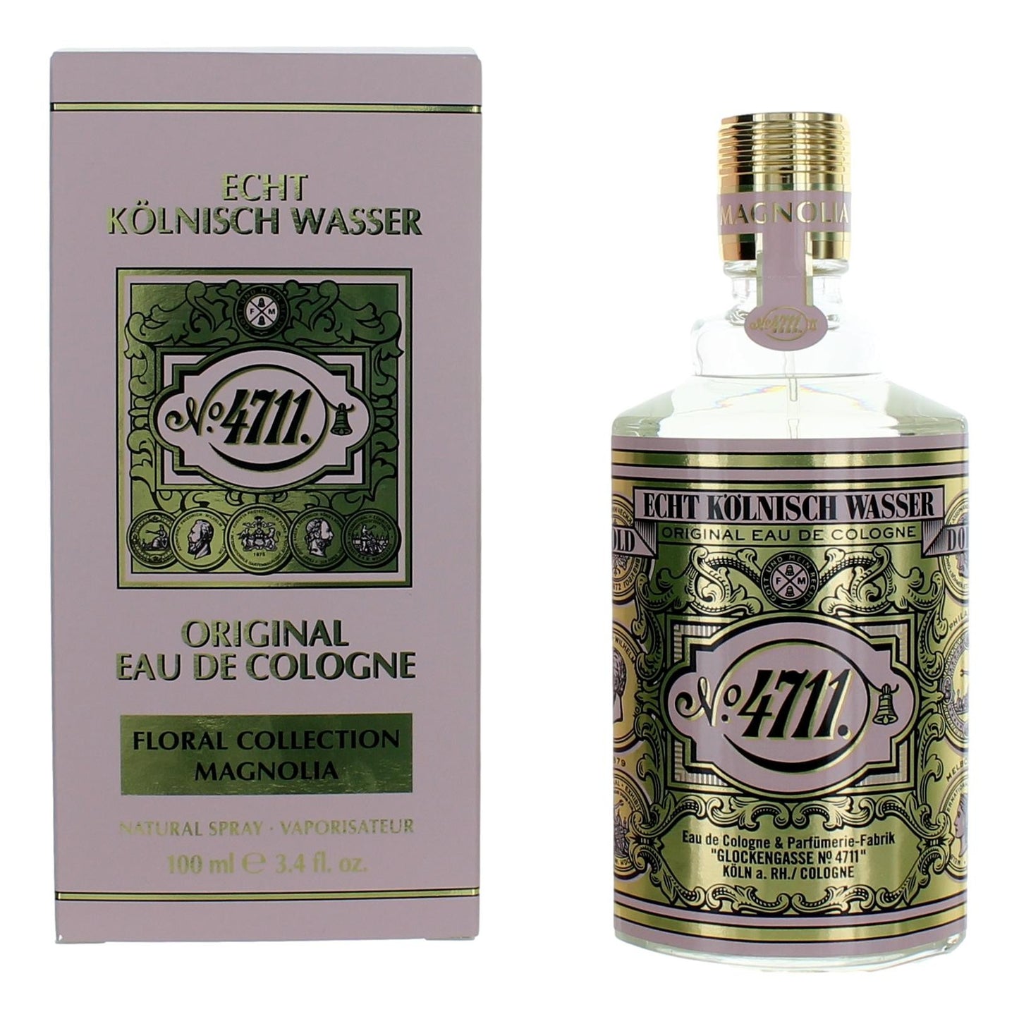 4711 Floral Collection Magnolia by 4711 3.4 oz Eau De Cologne Spray Perfume for Unisex