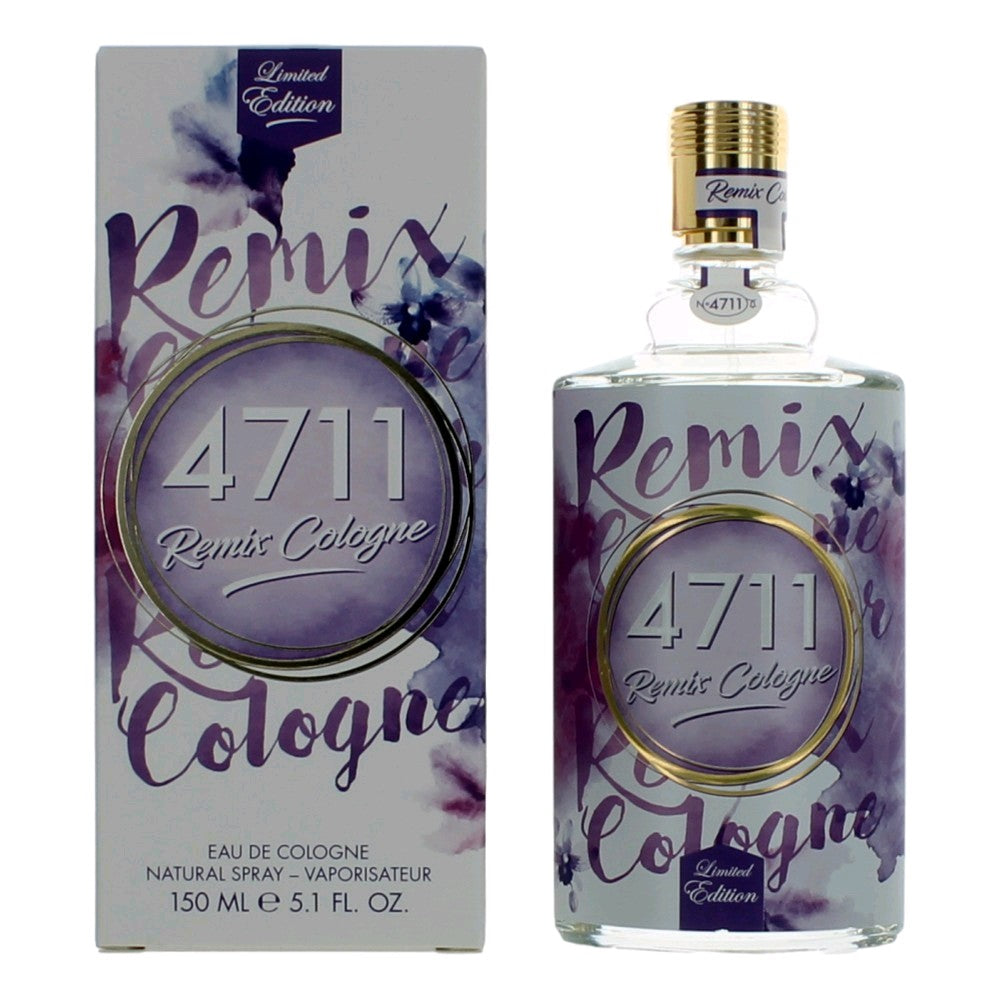 4711 Remix Cologne Lavender by Muelhens 5.1 oz Eau De Cologne Spray Perfume for Unisex