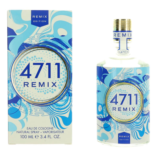 4711 Remix Sparkling Island by Muelhens 3.4 oz Eau de Cologne Spray Perfume for Unisex