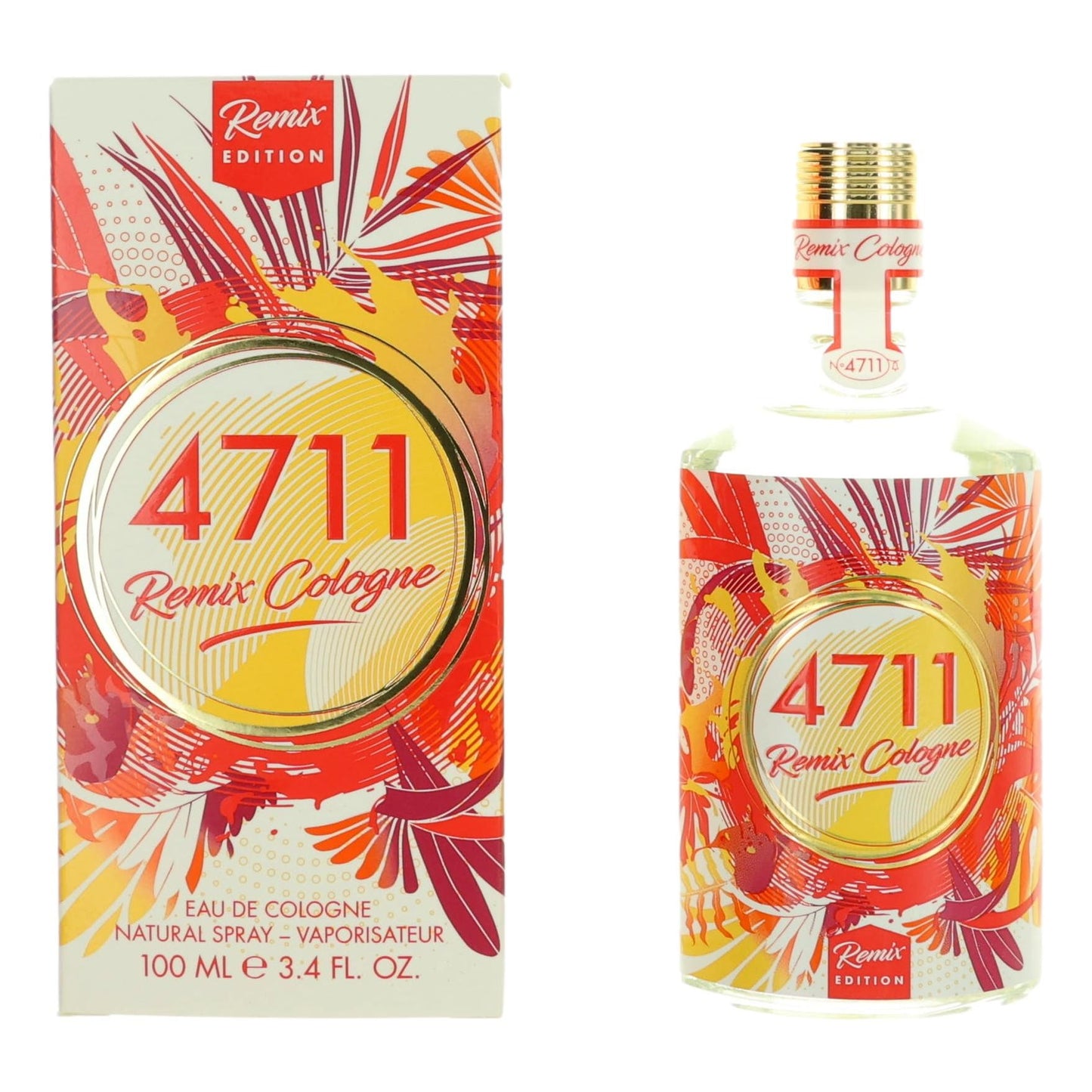 4711 Remix Paradise by Muelhens 3.4 oz Eau de Cologne Spray Perfume for Unisex