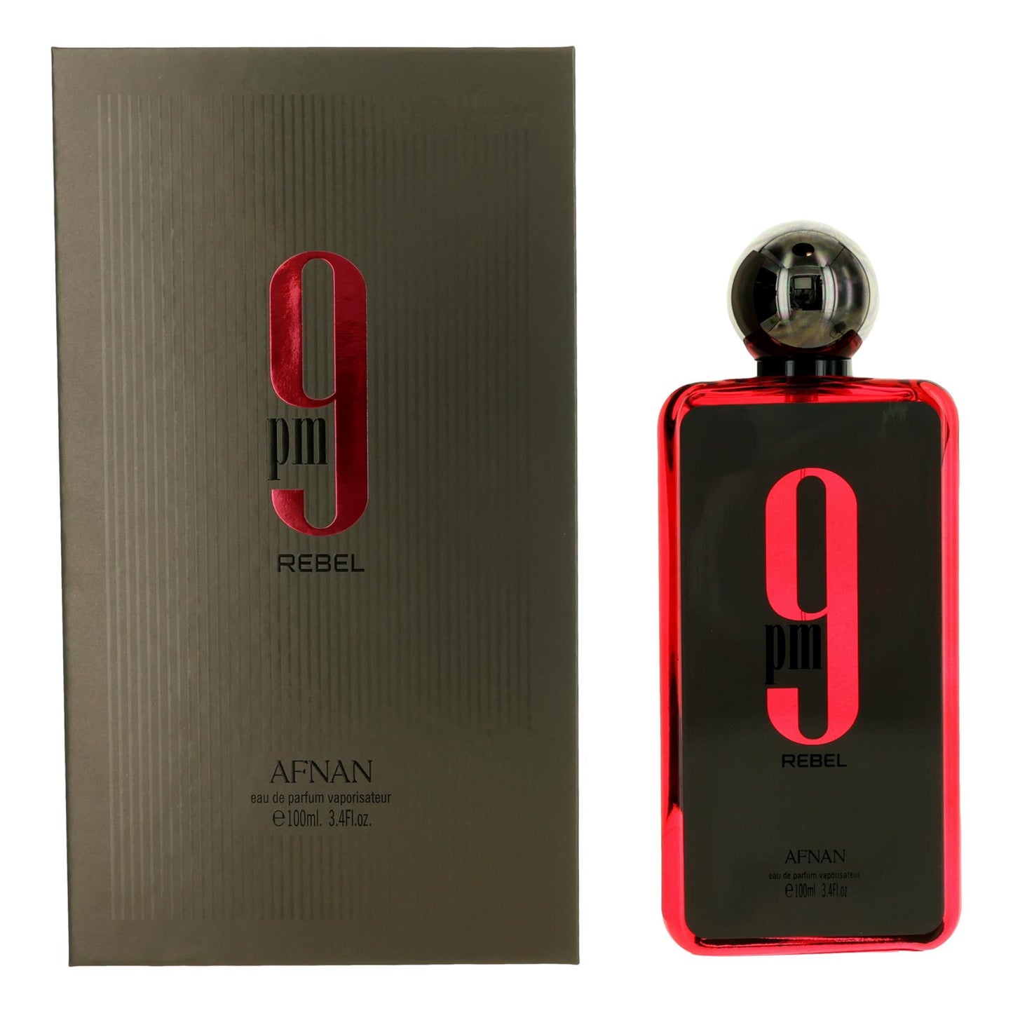 9 PM Rebel by Afnan 3.4 Eau de Parfum Spray Perfume for Unisex