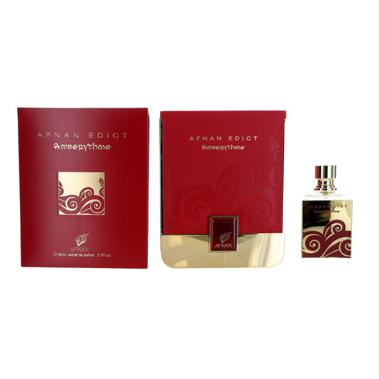 Edict Amberythme by Afnan 2.7 oz Extrait De Parfum for Unisex