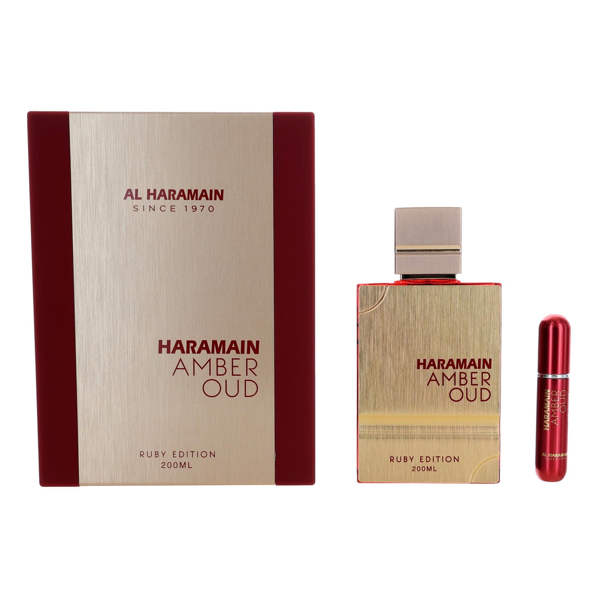 Amber Oud Ruby Edition by Al Haramain 6.7 oz Eau de Parfum Spray Perfume for Unisex