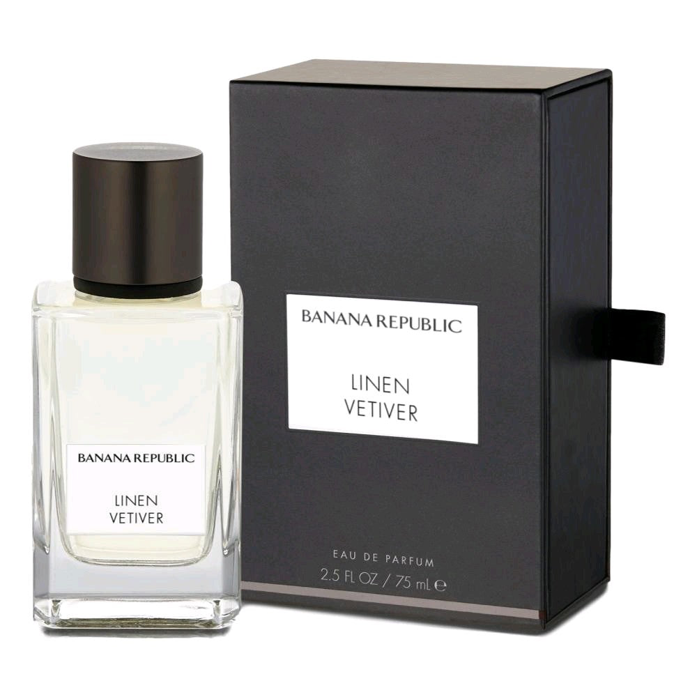 Linen Vetiver by Banana Republic 2.5 oz Eau de Parfum Spray Perfume for Unisex