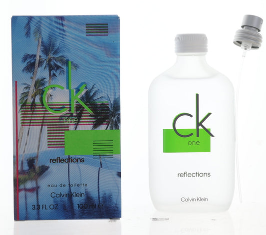 CK One Reflections by Calvin Klein 3.3 oz Eau de Toilette Spray Perfume for Unisex