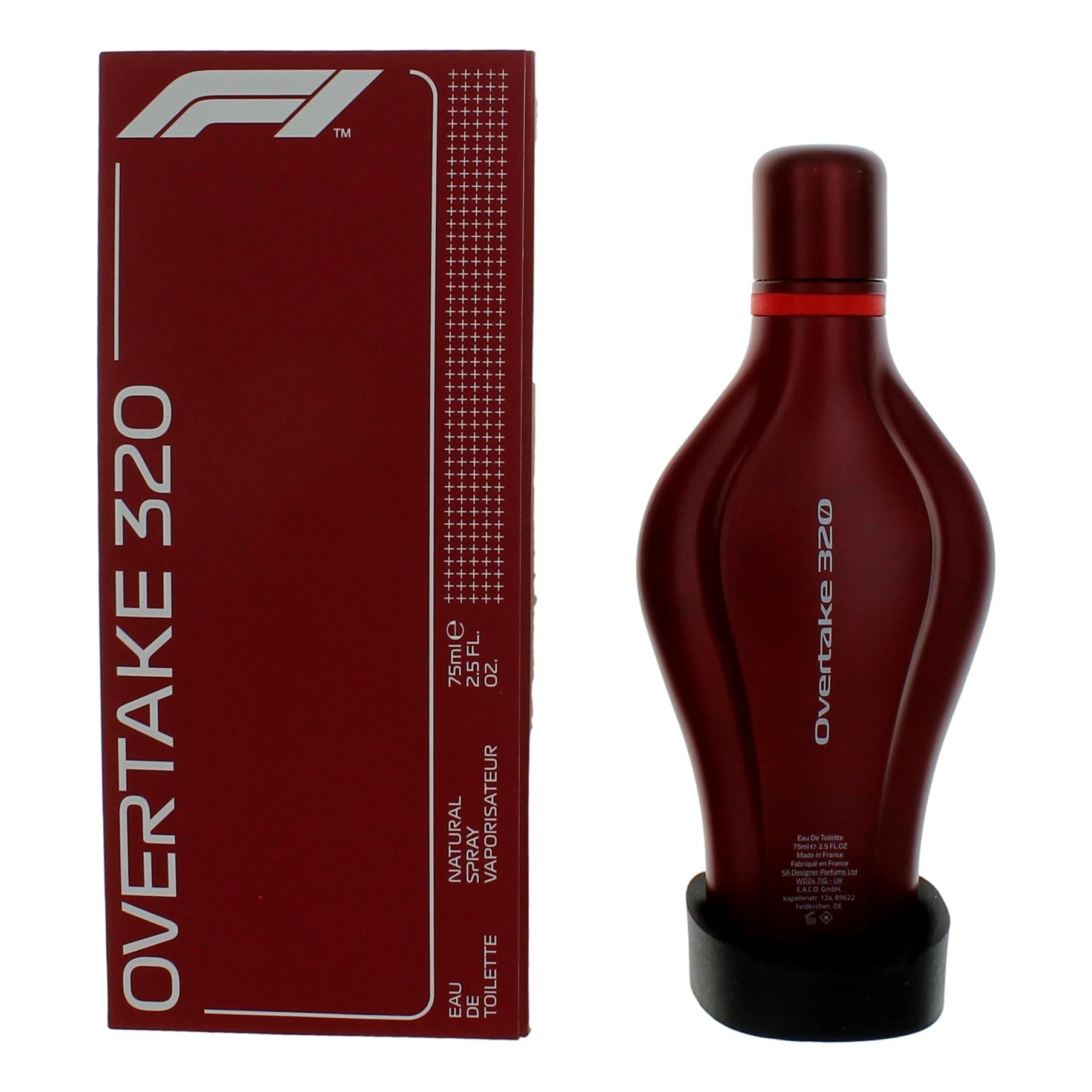 Formula 1 Overtake 320 by Formula 1 2.5 oz Eau de Toilette Spray Perfume for Unisex