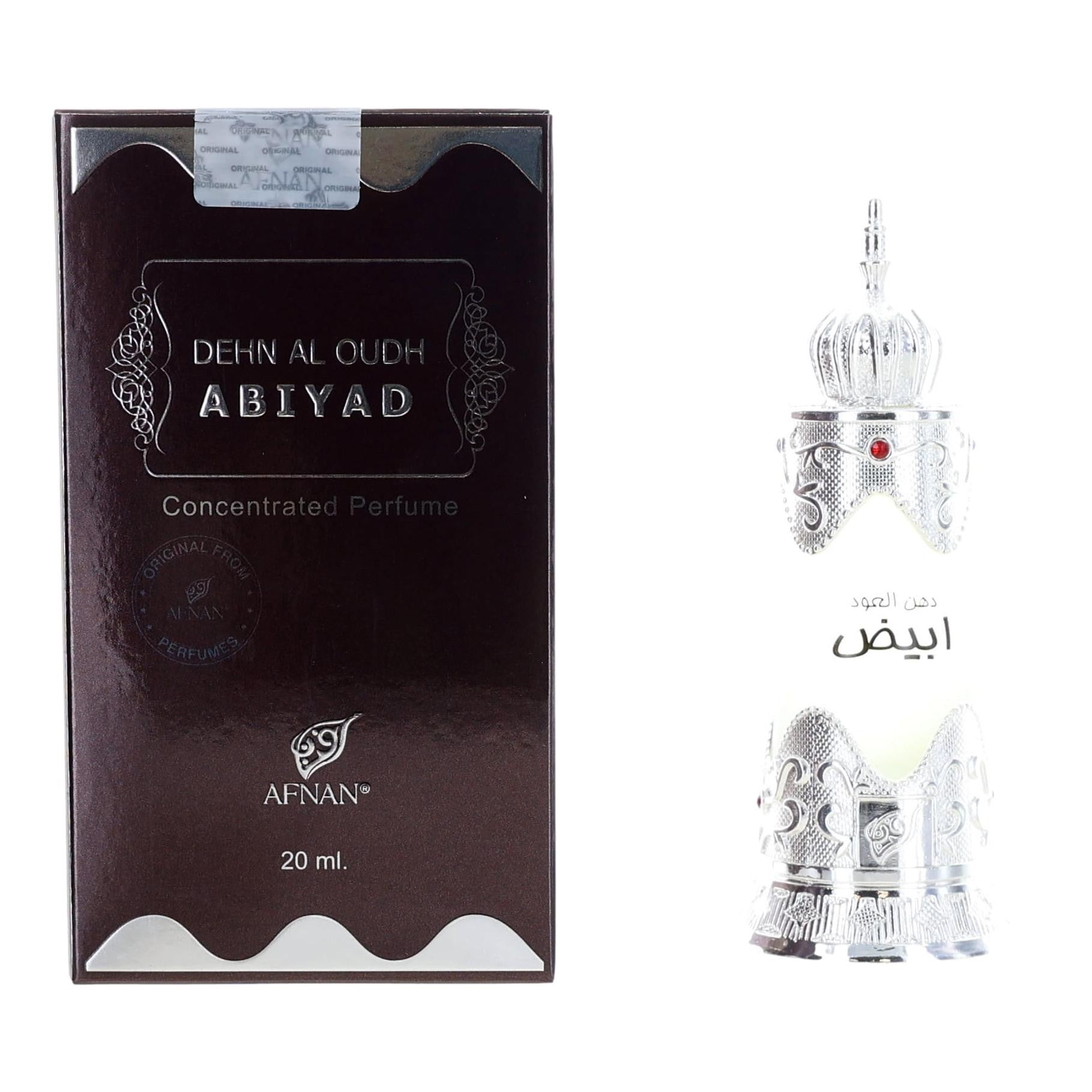 Dehn Al Oudh Abiyad by Afnan 0.67 oz Perfume Oil for Unisex