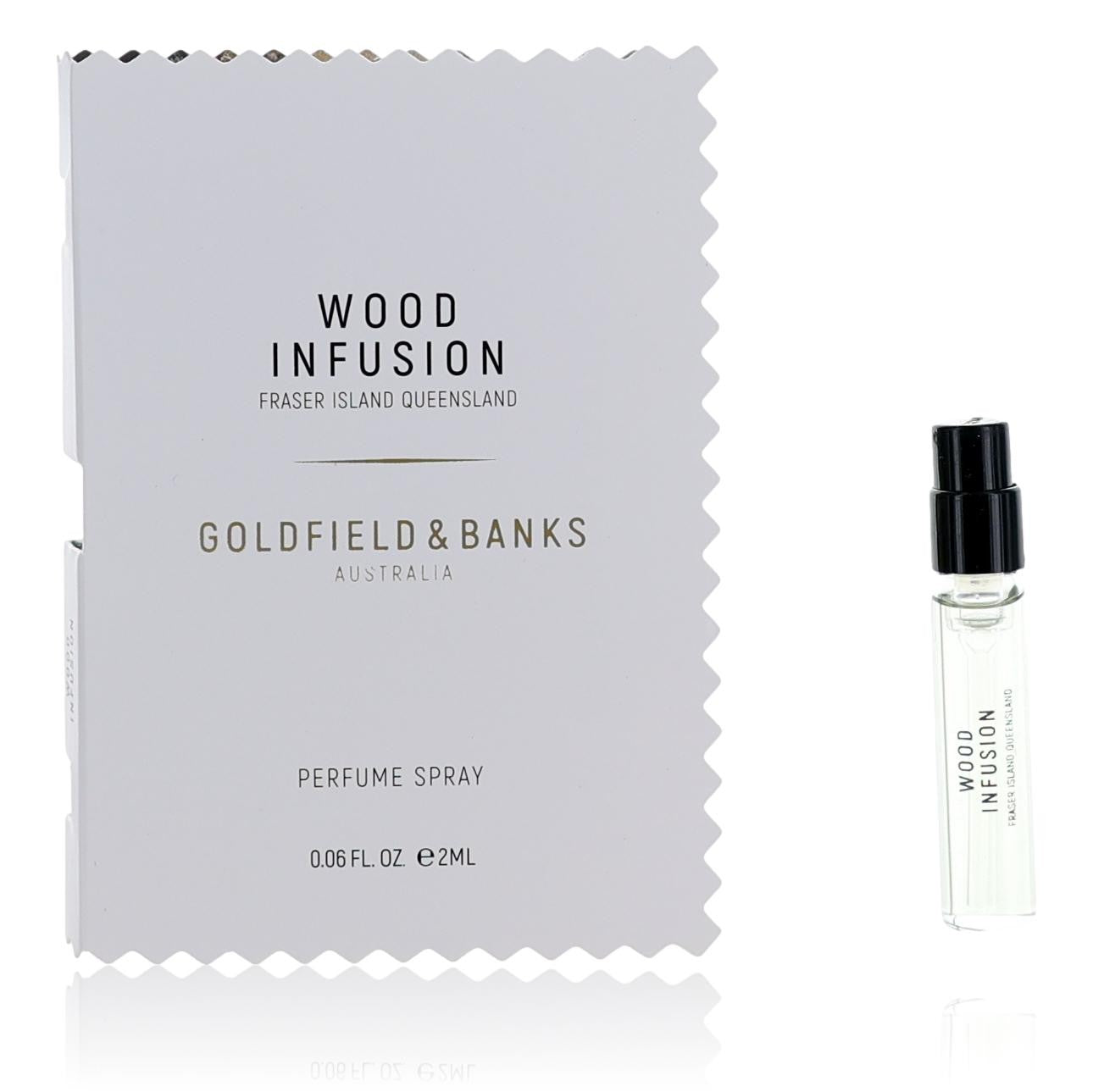 Wood Infusion by Goldfield & Banks 0.06 oz Perfume Spray Perfume for Unisex Sample 