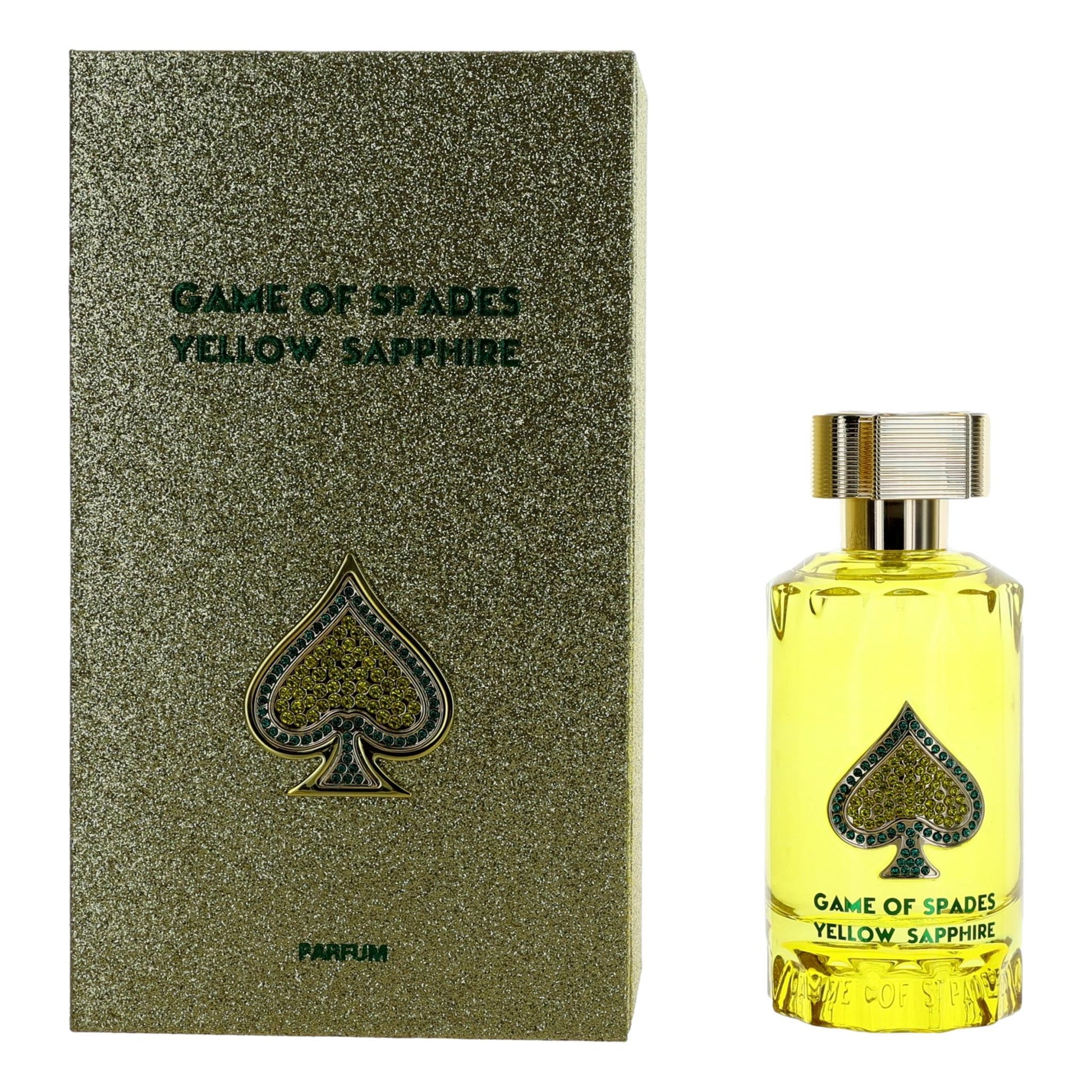 Game of Spades Yellow Sapphire by Jo Milano 3 oz Parfum Spray Perfume for Unisex