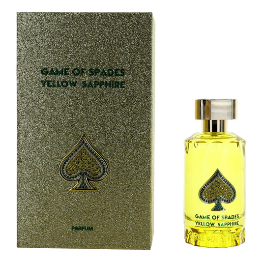 Game of Spades Yellow Sapphire by Jo Milano 3 oz Parfum Spray Perfume for Unisex