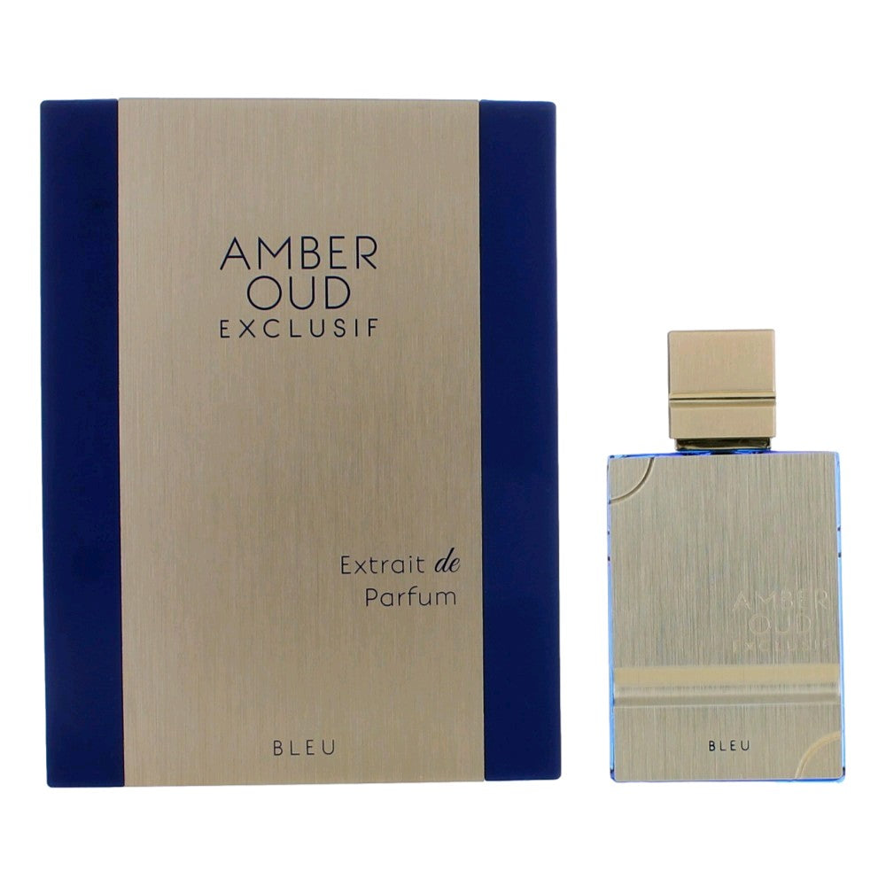 Amber Oud Exclusif Bleu by Al Haramain 2 oz Extrait De Parfum Spray Perfume for Unisex
