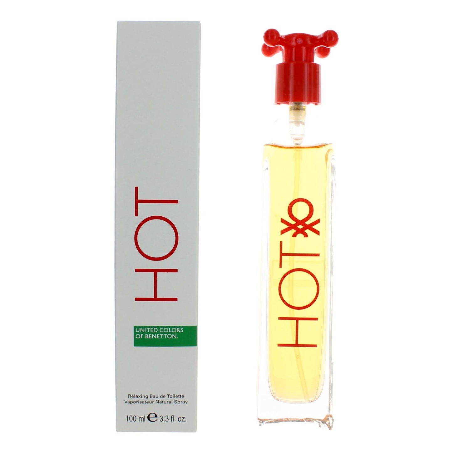 Hot by Benetton 3.3 oz Eau de Toilette Spray Perfume for Unisex