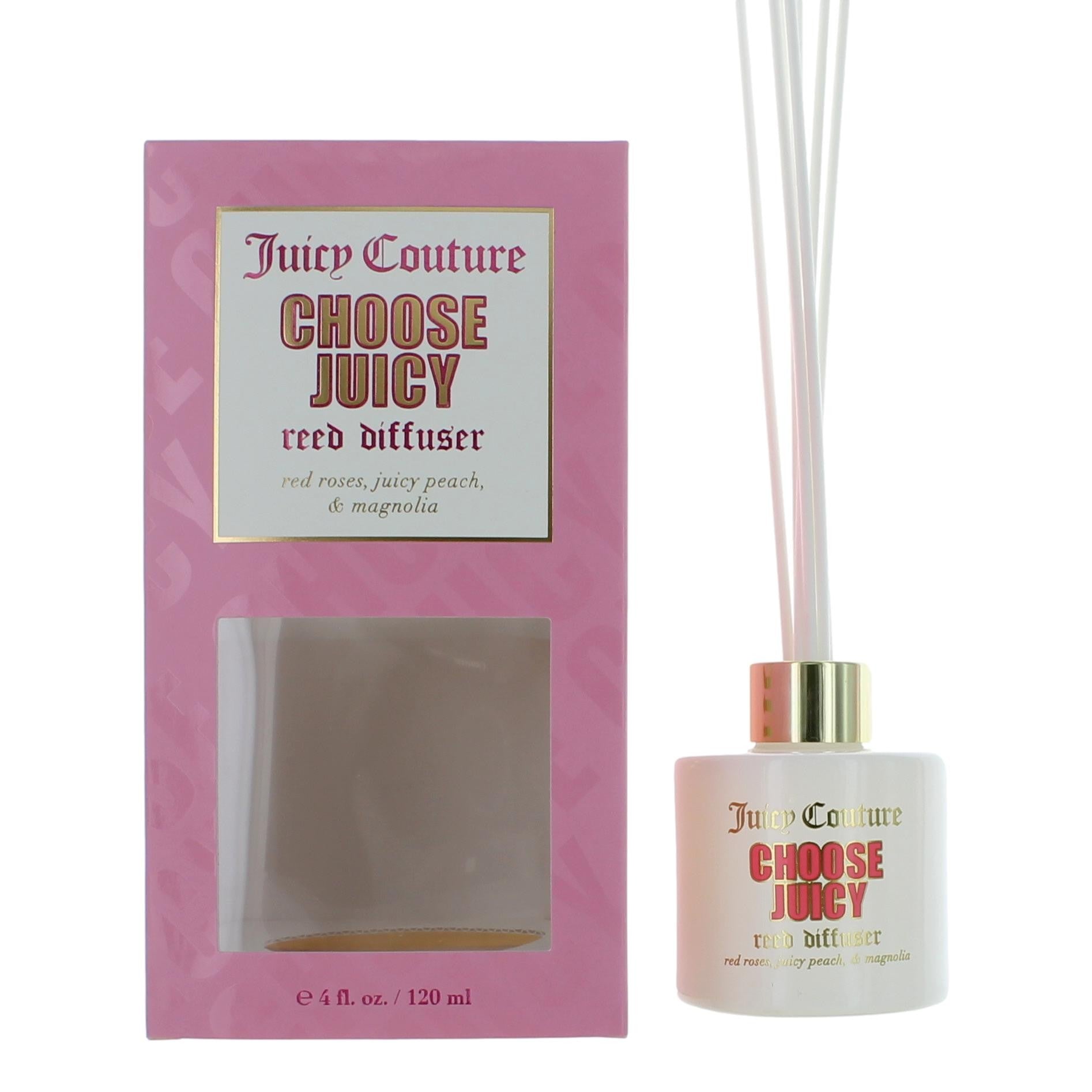 Choose Juicy by Juicy Couture 4 oz Reed Diffuser - Choose Juicy