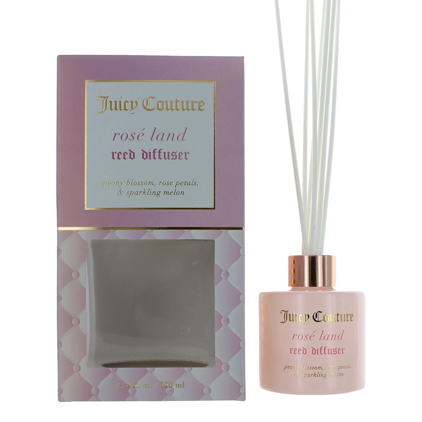 Rose Land by Juicy Couture 4 oz Reed Diffuser - Rose Land
