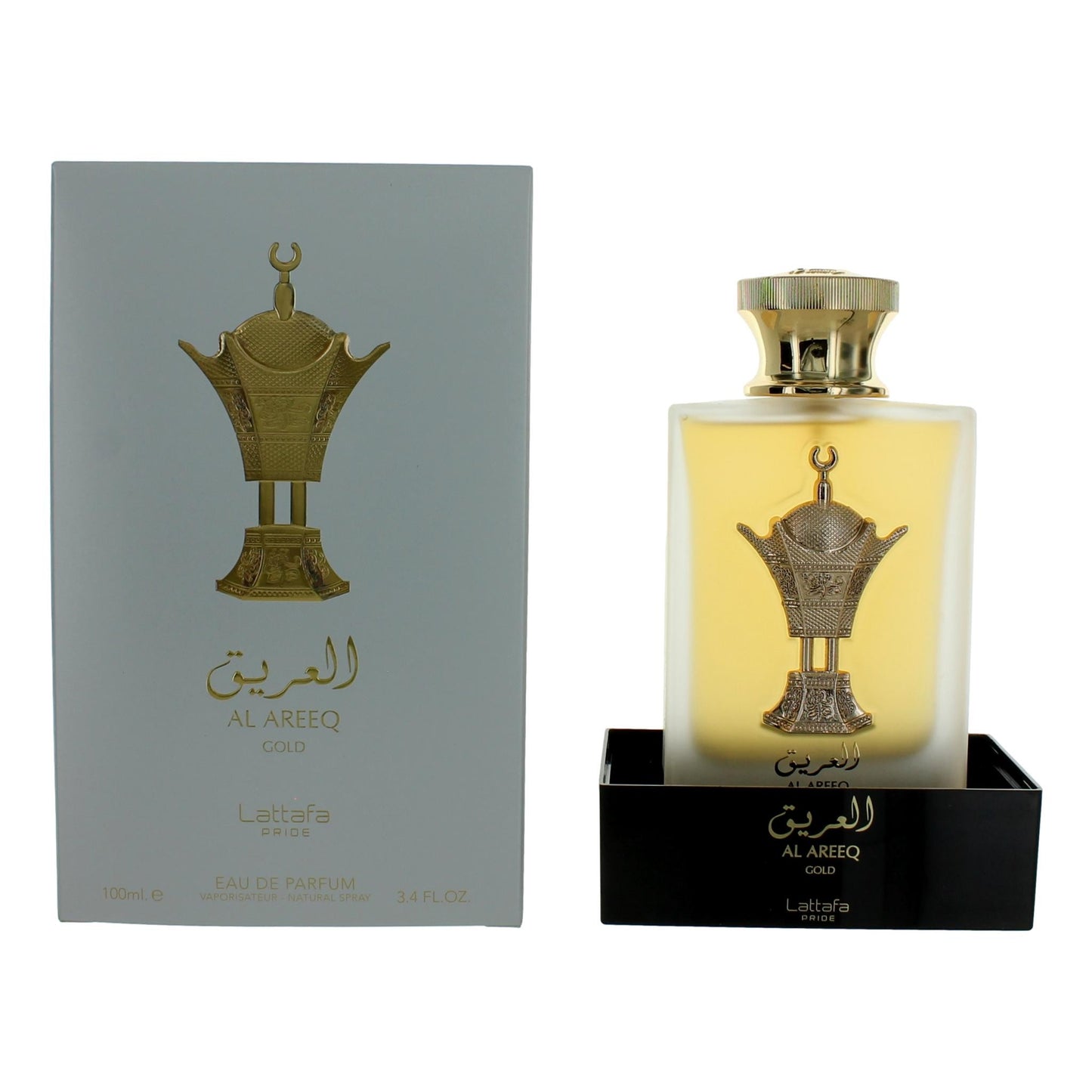 Al Areeq Gold by Lattafa 3.4 oz Eau de Parfum Spray Perfume for Unisex