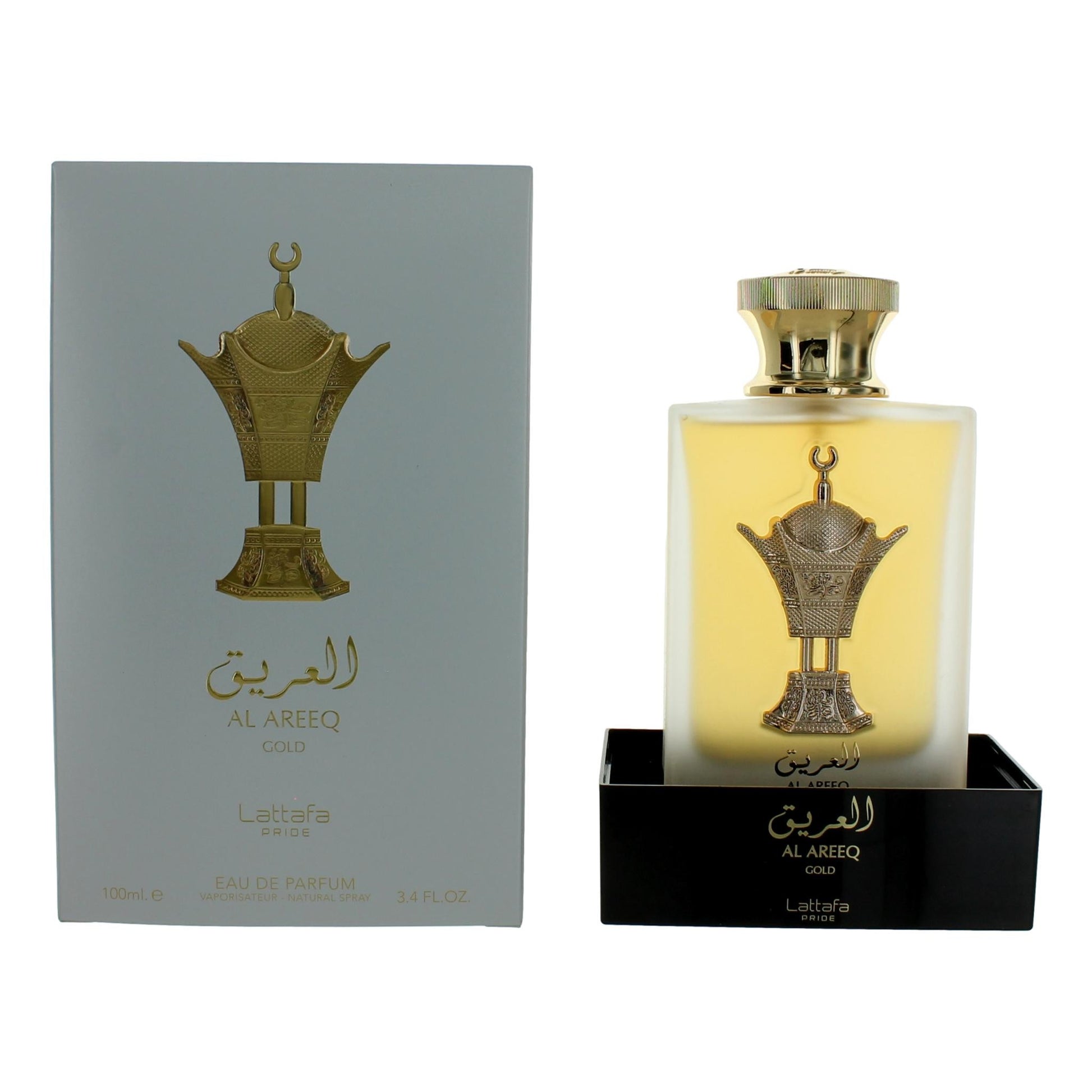 Al Areeq Gold by Lattafa 3.4 oz Eau de Parfum Spray Perfume for Unisex