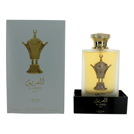 Al Areeq Gold by Lattafa 3.4 oz Eau de Parfum Spray Perfume for Unisex