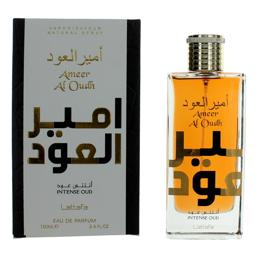 Ameer Al Oudh Intense Oud by Lattafa 3.4 oz Eau de Parfum Spray Perfume for Unisex