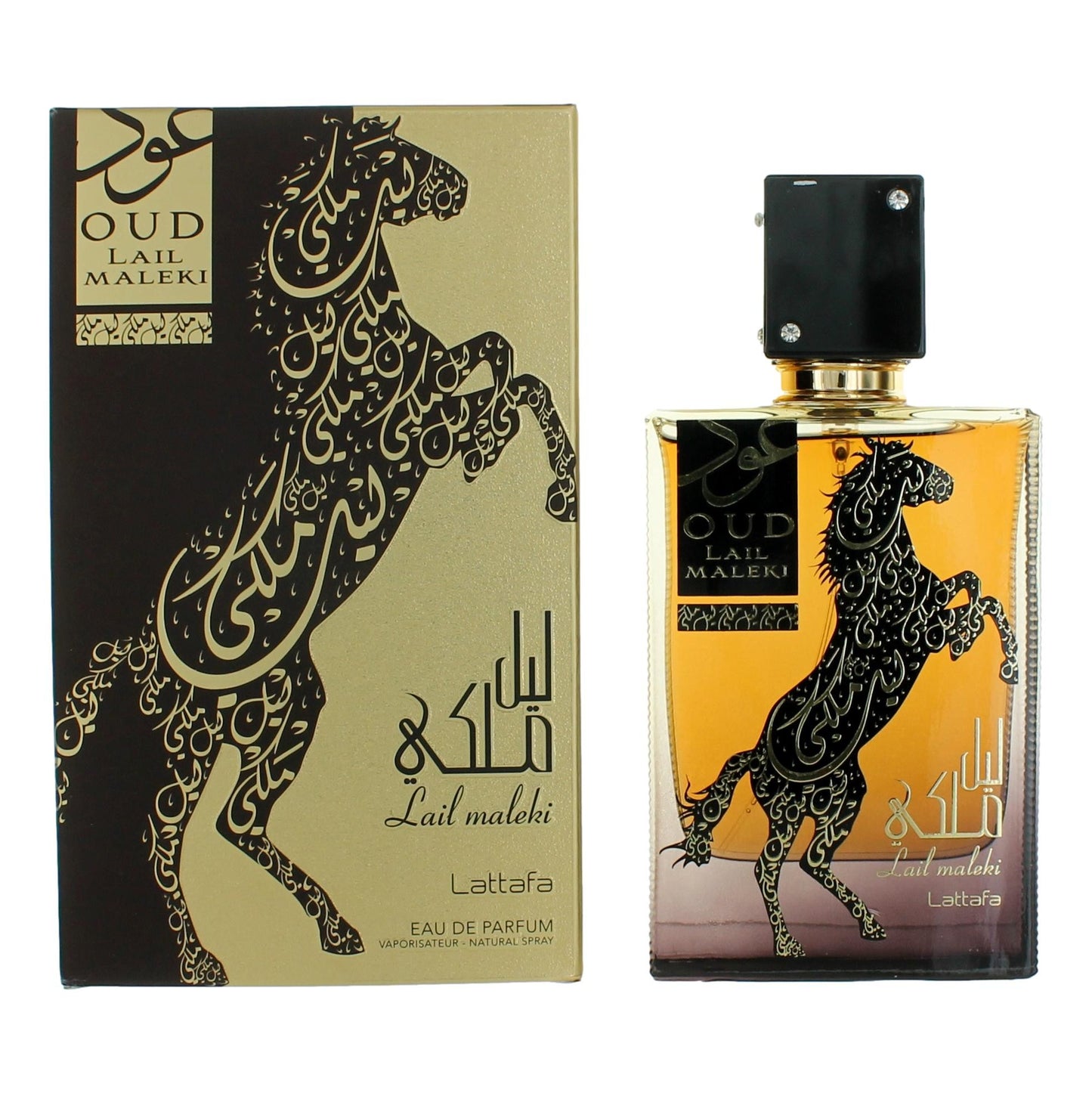 Oud Lail Maleki by Lattafa 3.4 oz Eau de Parfum Spray Perfume for Unisex