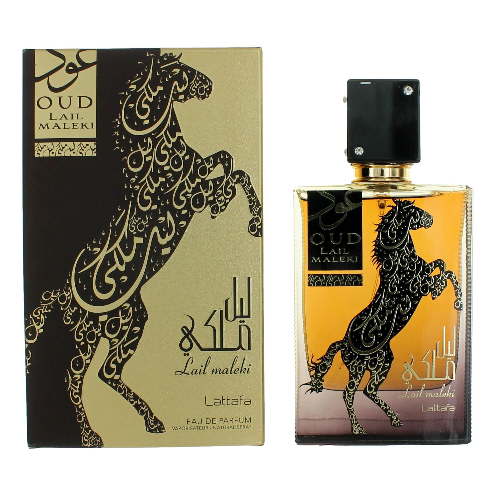 Oud Lail Maleki by Lattafa 3.4 oz Eau de Parfum Spray Perfume for Unisex