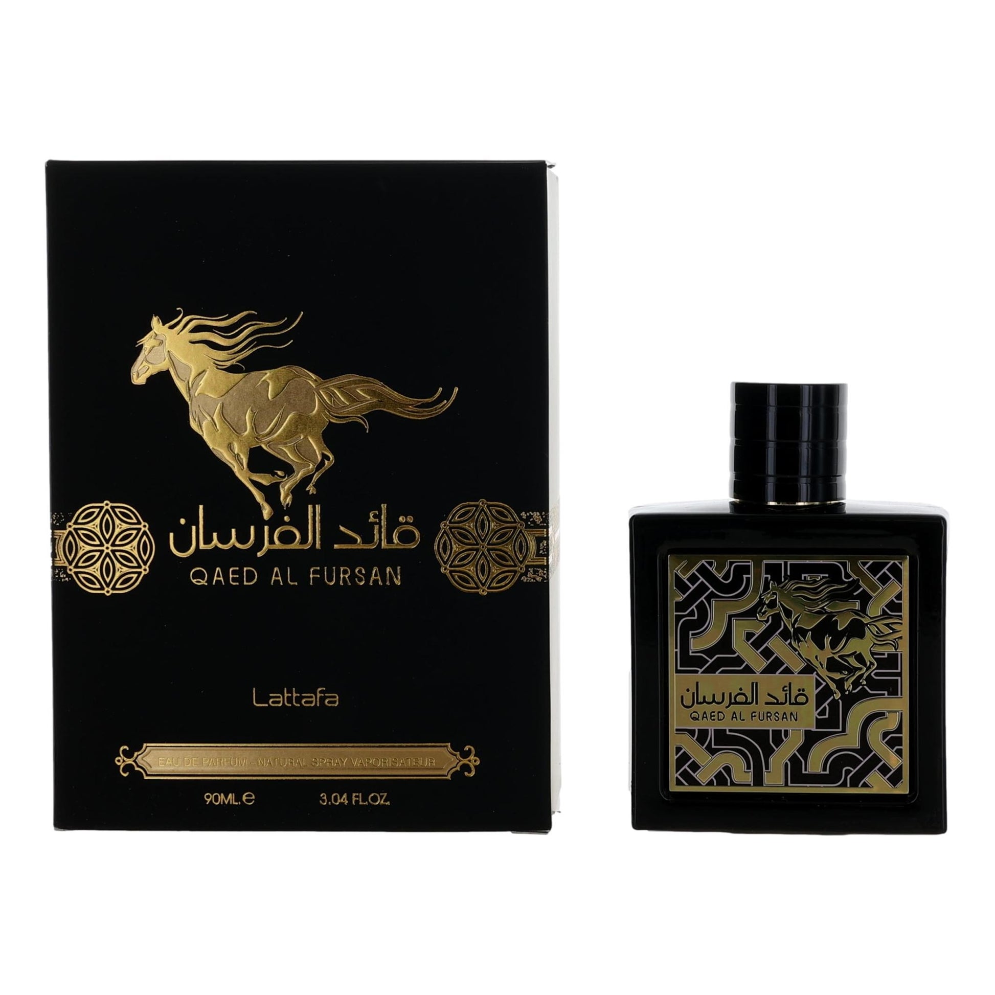 Qaed Al Fursan by Lattafa 3.04 oz Eau de Parfum Spray Cologne for Men