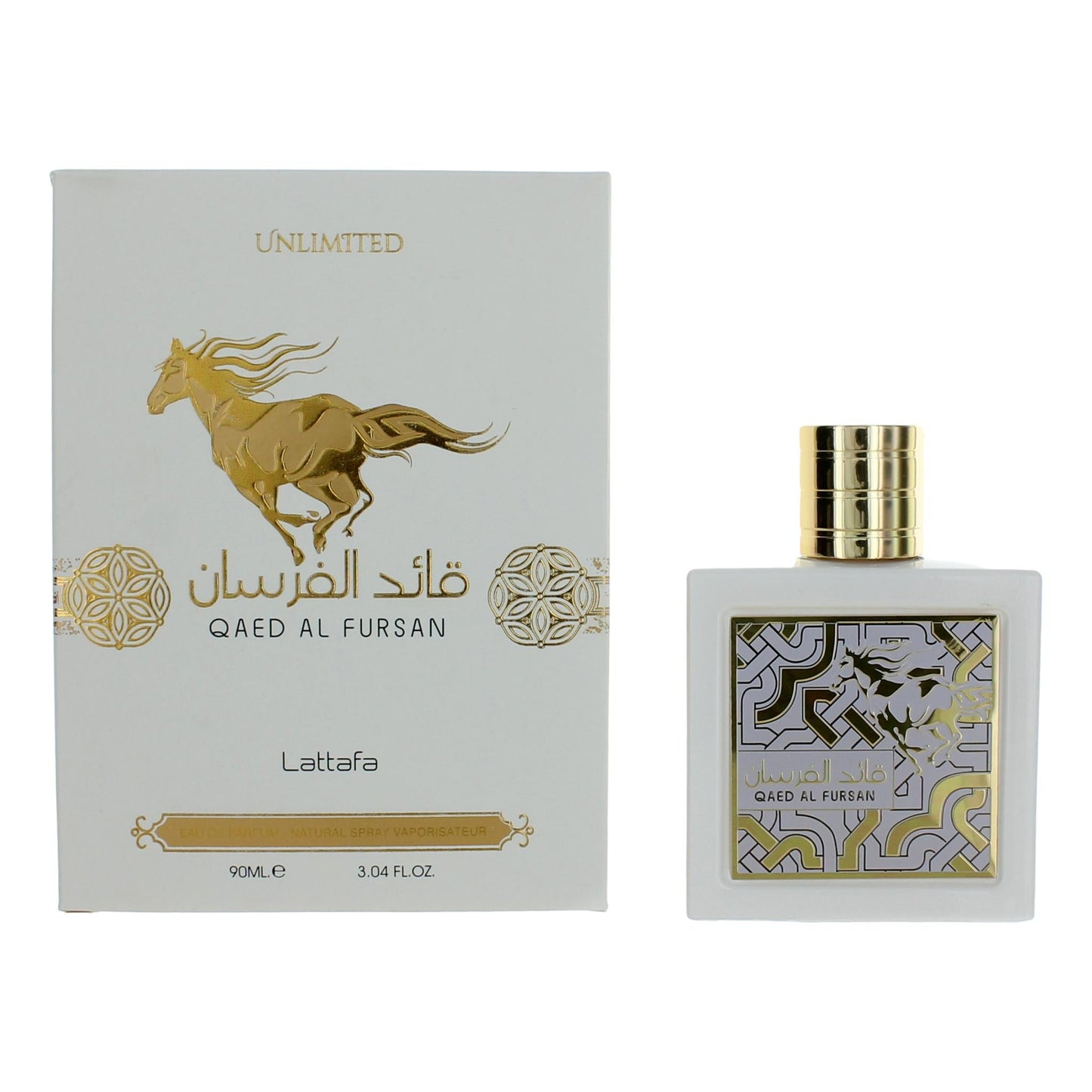 Qaed Al Fursan Unlimited by Lattafa 3 oz Eau de Parfum Spray Perfume for Women
