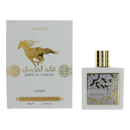 Qaed Al Fursan Unlimited by Lattafa 3 oz Eau de Parfum Spray Perfume for Women