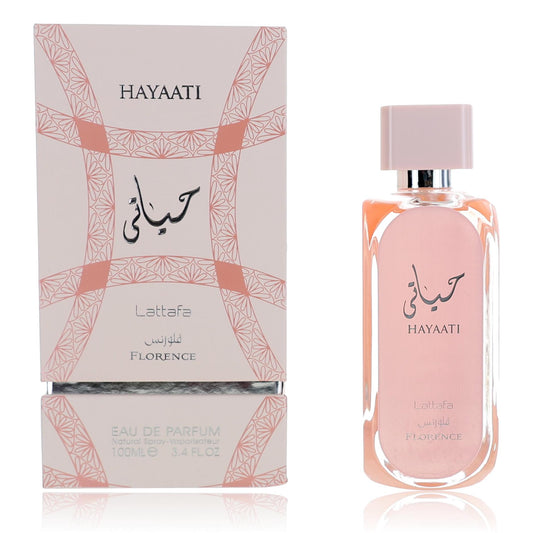 Hayaati Florence by Lattafa 3.4 oz Eau de Parfum Spray Perfume for Women