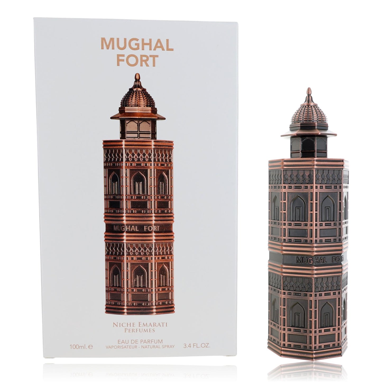 Niche Emarati Mughal Fort by Lattafa 3.4 oz Eau de Parfum Spray Perfume for Unisex