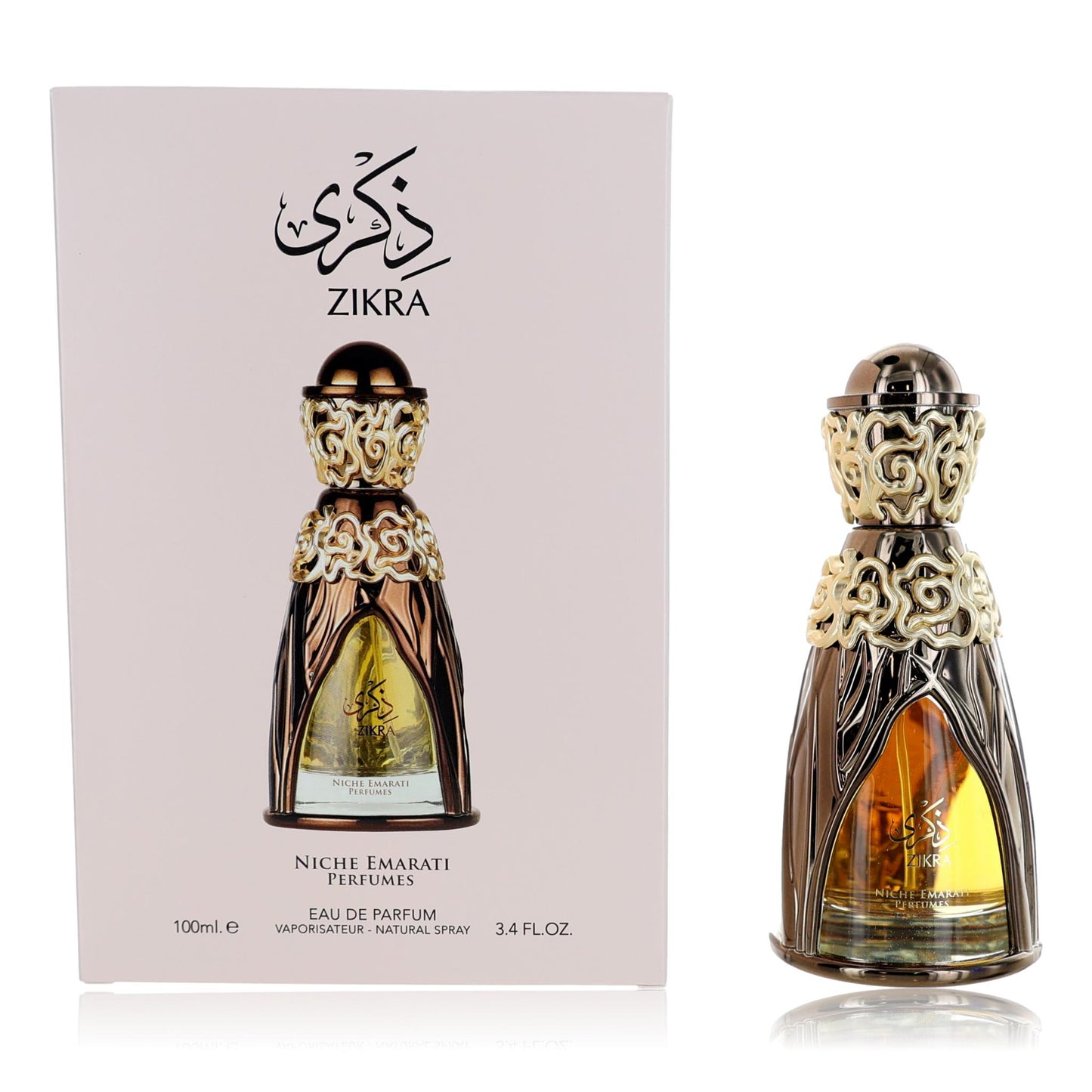 Niche Emarati Zikra by Lattafa 3.4 oz Eau de Parfum for Unisex