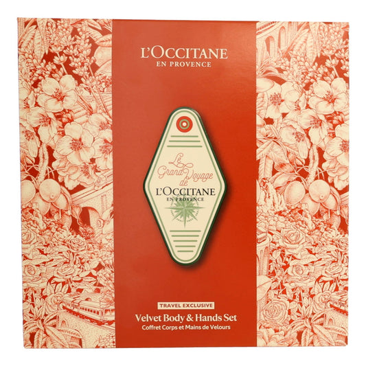 L'Occitane by L'Occitane 3 Piece Velvet Body & Hands Set for Unisex