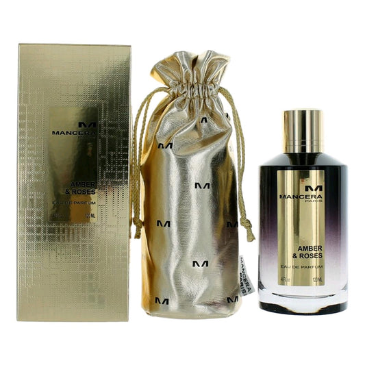 Mancera Amber & Roses by Mancera 4 oz Eau de Parfum Spray Perfume for Unisex