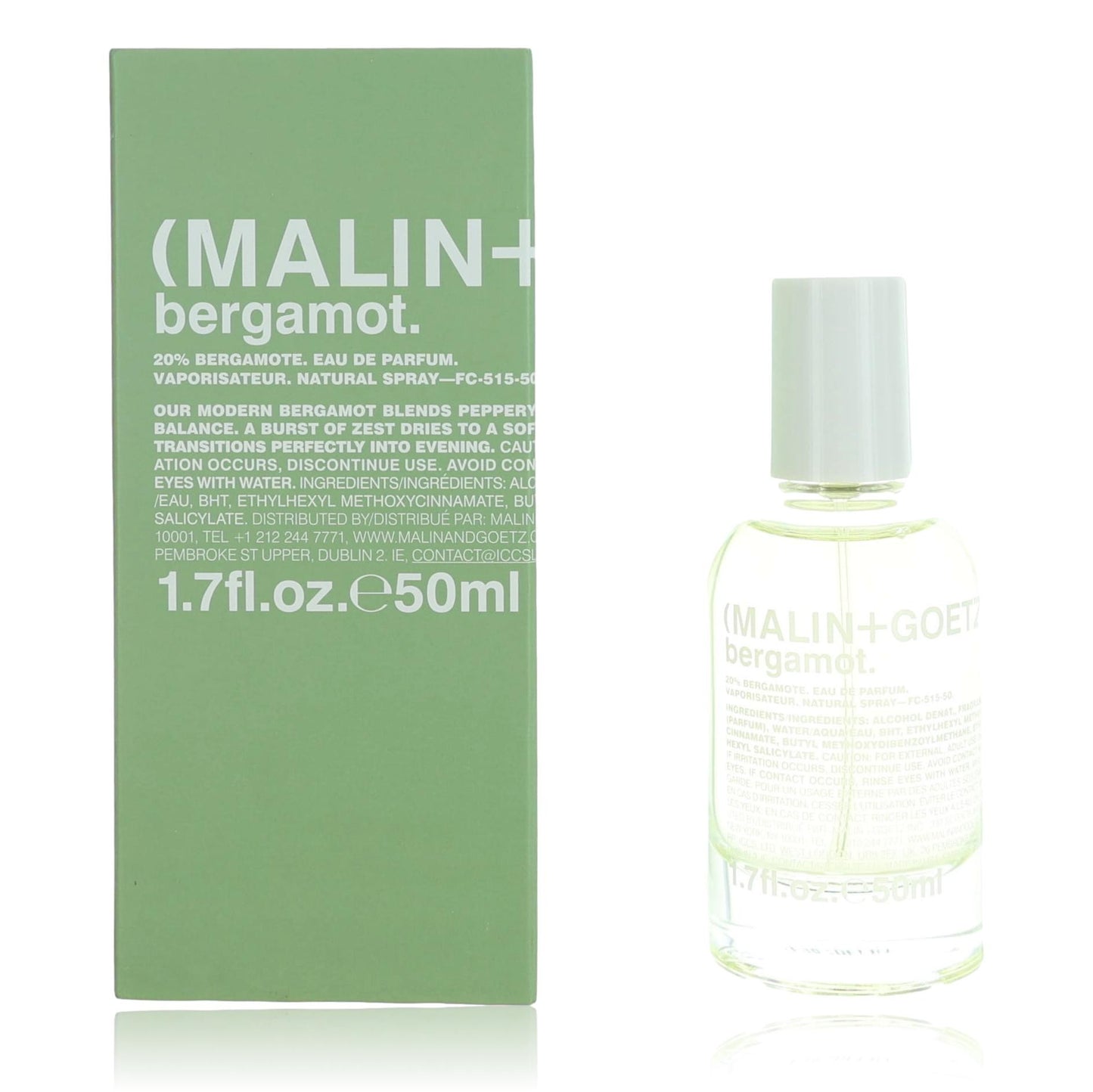 Malin & Goetz Bergamot by Malin & Goetz 1.7 oz Eau de Parfum Spray Perfume for Unisex