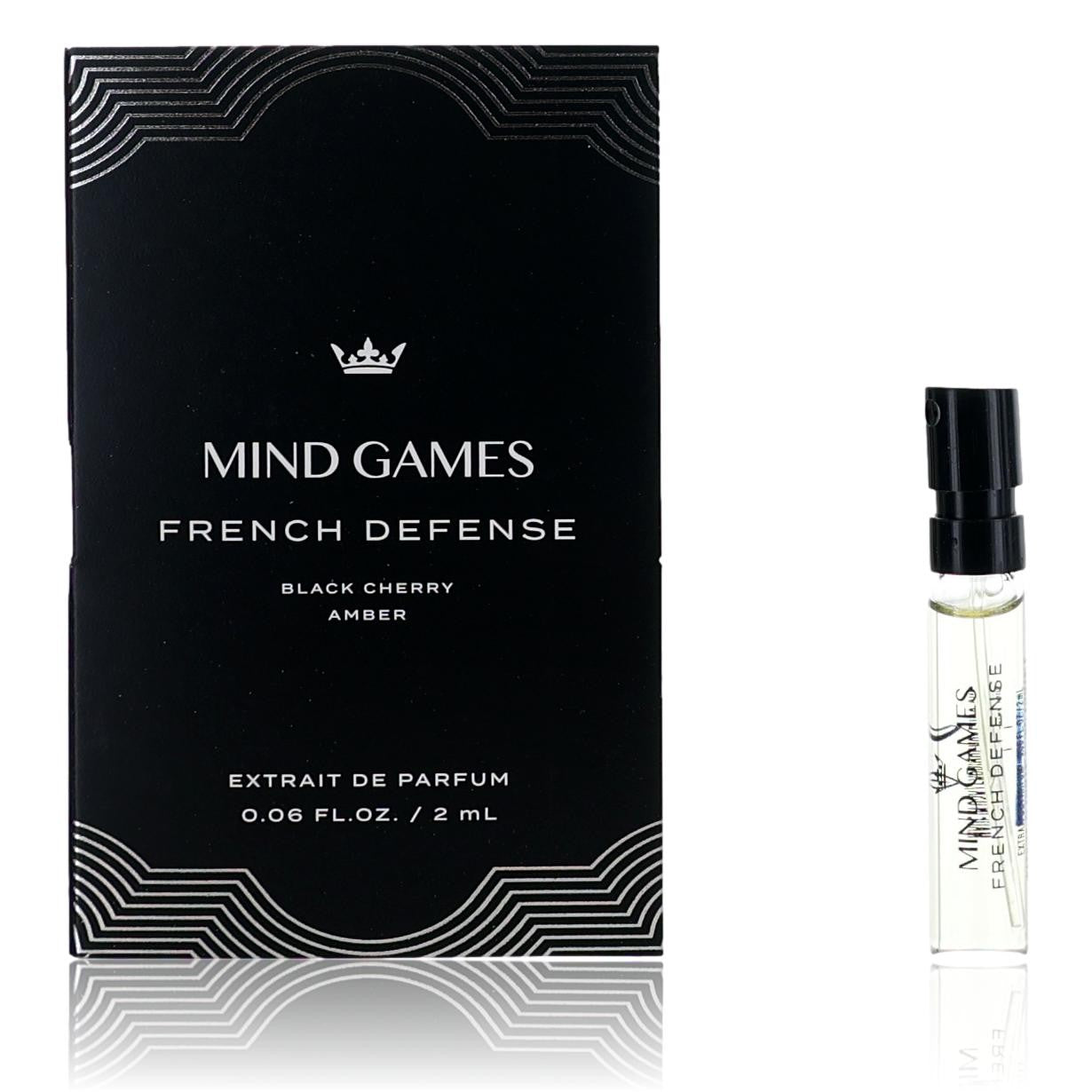 French Defense by Mind Games 0.06 oz Extrait de Parfum for Unisex Sample 